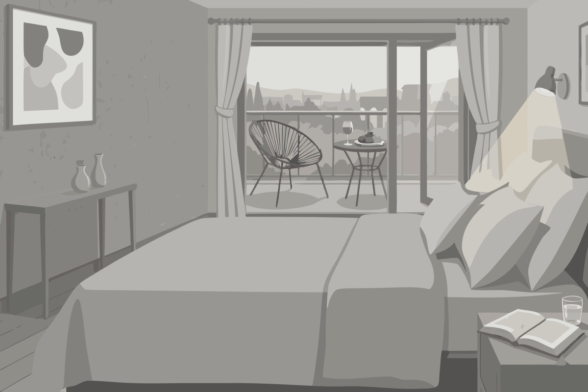 King Room with King Bed - Non-Smoking